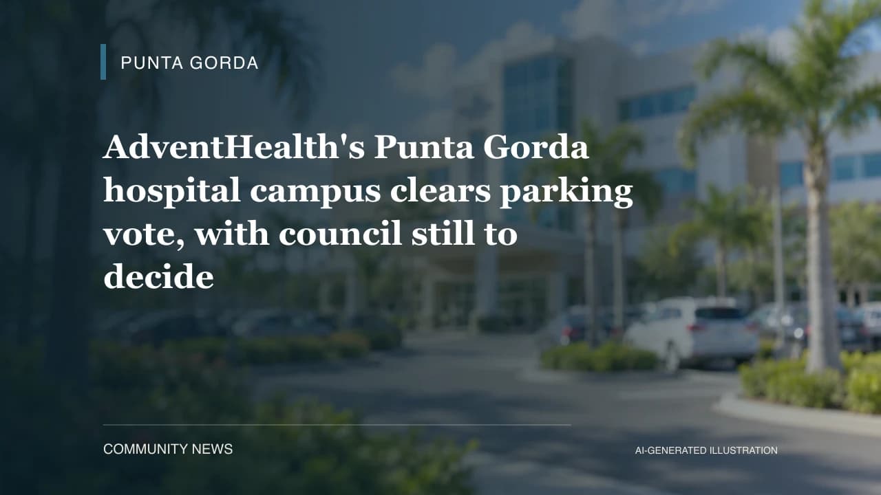 AdventHealth's Punta Gorda hospital campus clears parking vote, with council still to decide